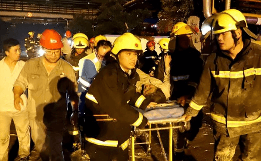 爆炸事故现场